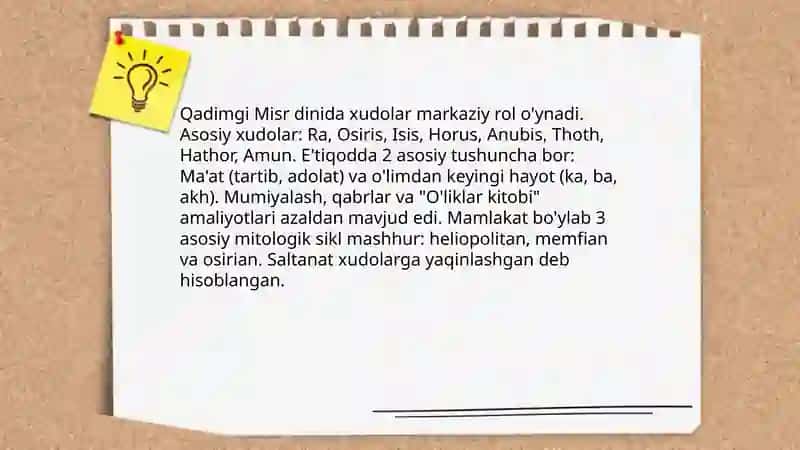 Qadimgi Misr madaniyati 3