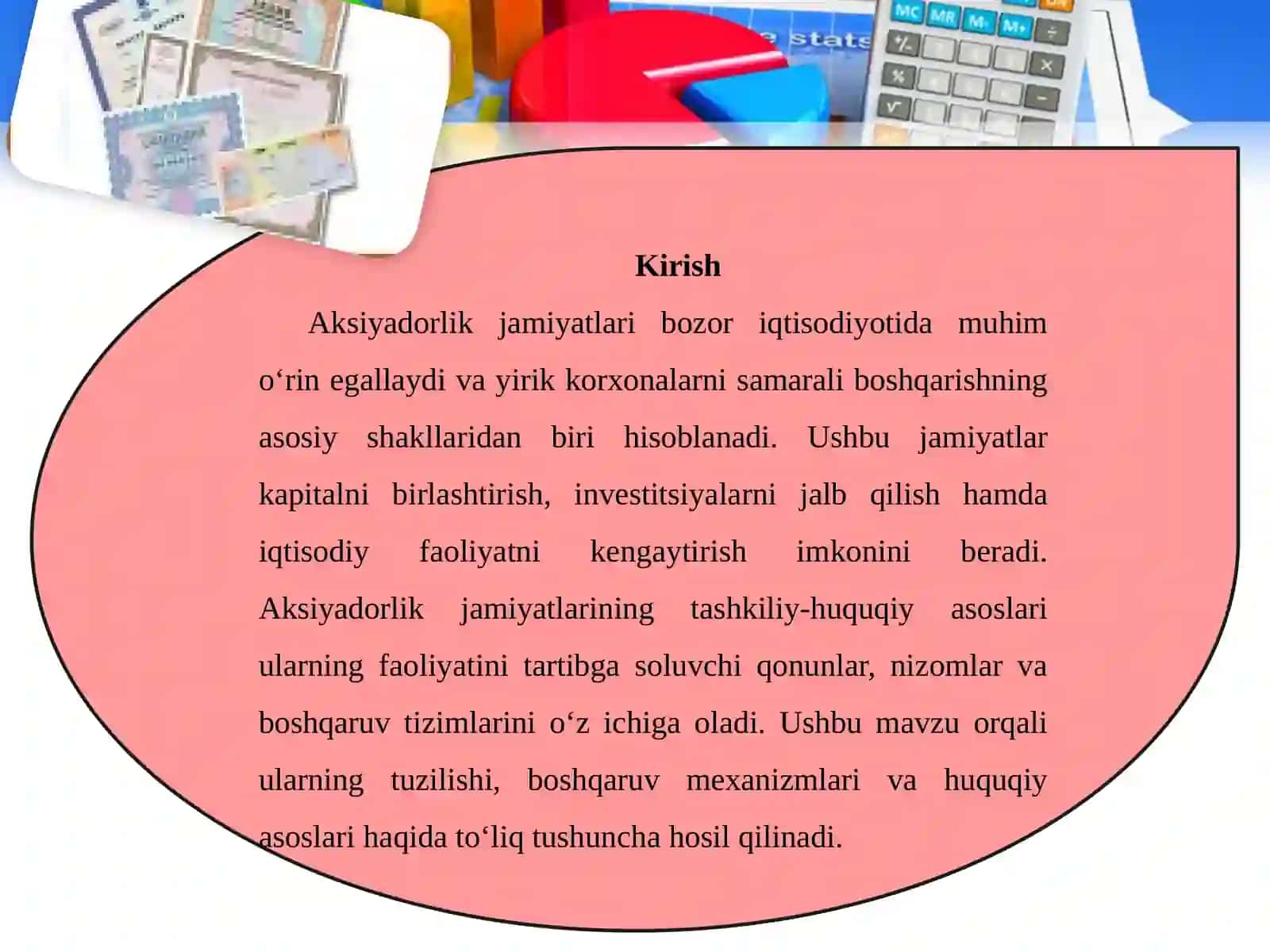 Aksiyadorlik jamiyatlarining tashkiliy xuquqiy asosi 3