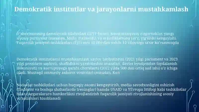 O'zbekistonda demokratik fuqarolik jamiyati asoslarining shakllanishi 3