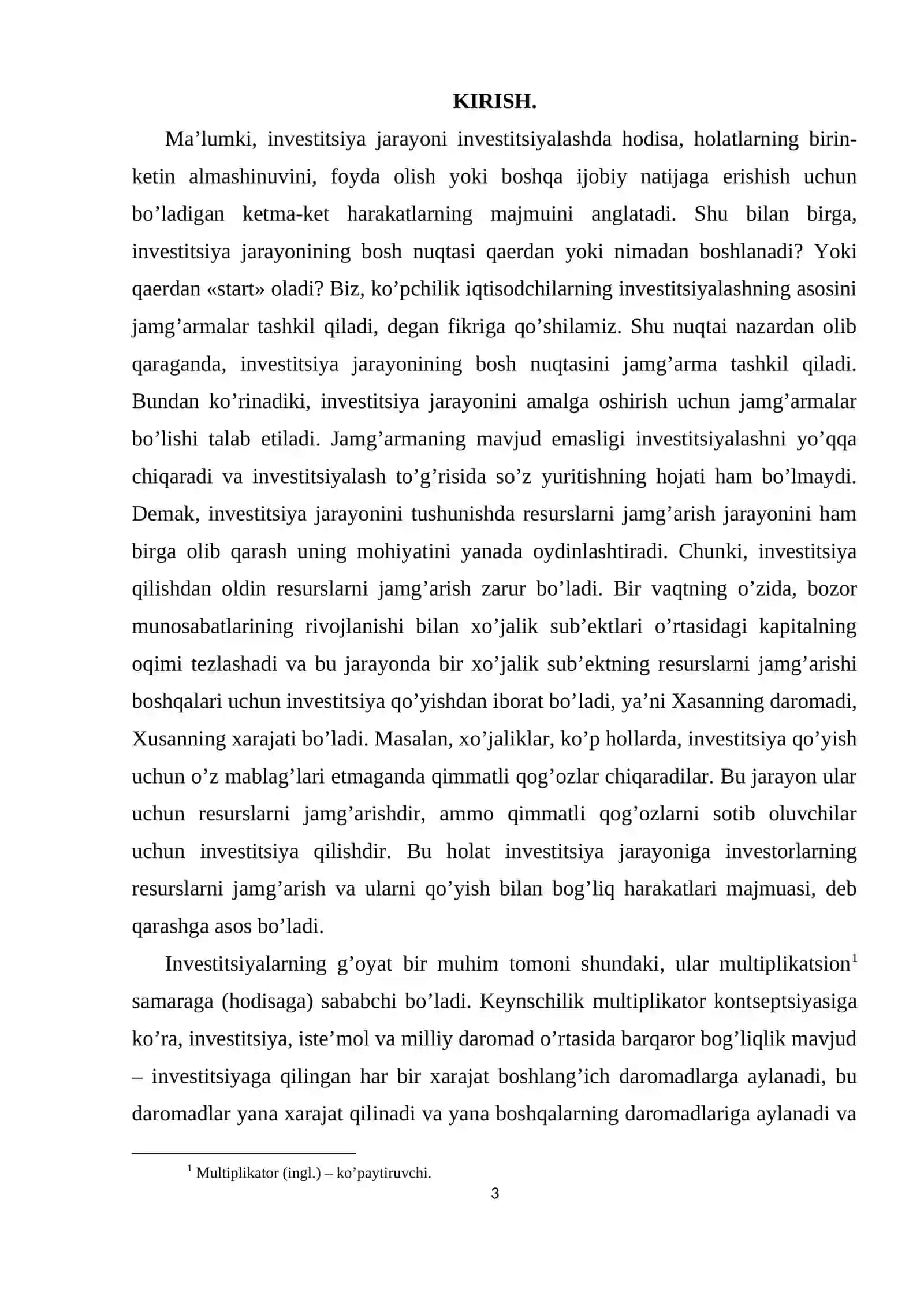 Investitsiyaning mohiyati manbalari va shakllari 3