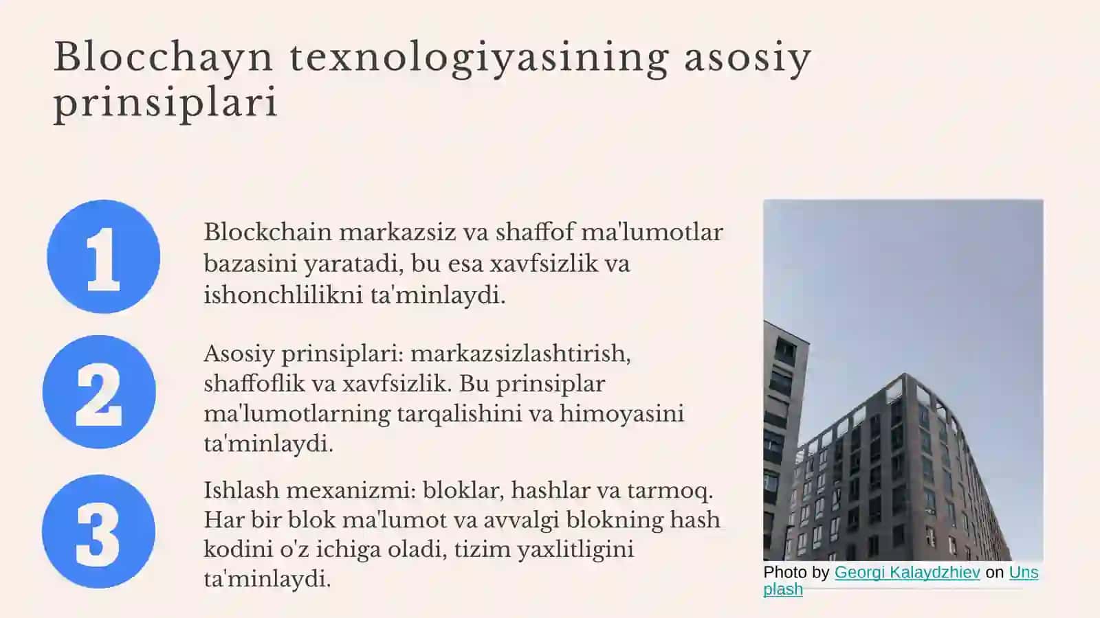Blocchayn texnologiyasi va undan iqtisodiyot sohalarida foydalanish imkoniyatlari 3