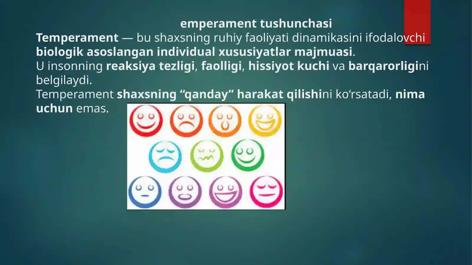 Temperament individual tipalogik xususiyat sifatida 3
