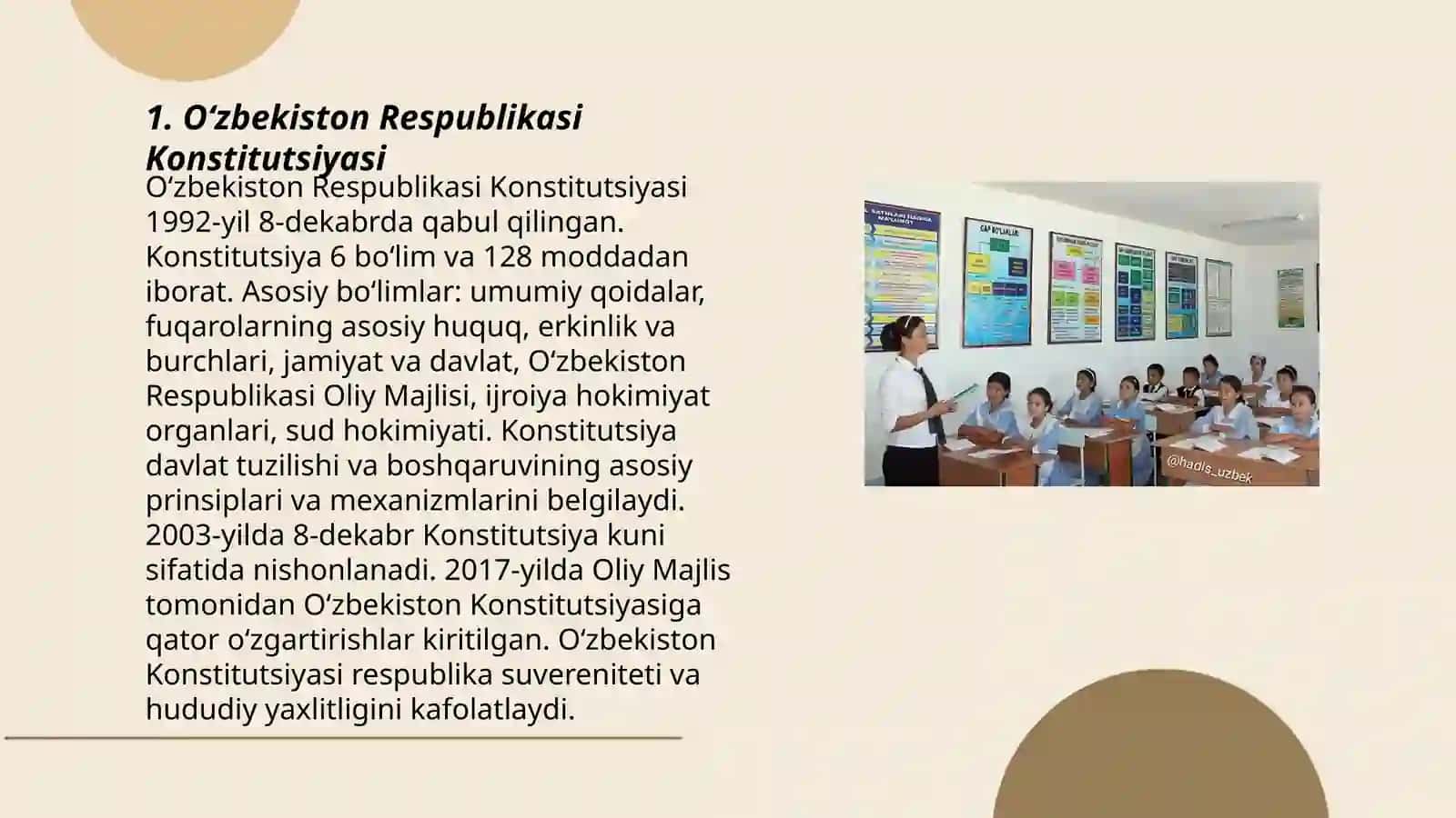 Oʻzbekiston Respublikasi Konstitutsiyasi 3