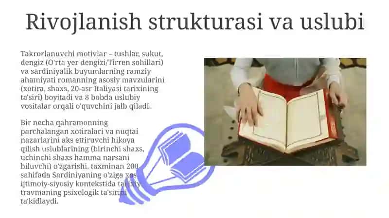 Piz Barbaraning "Tana tili" kitobi tahlili 3