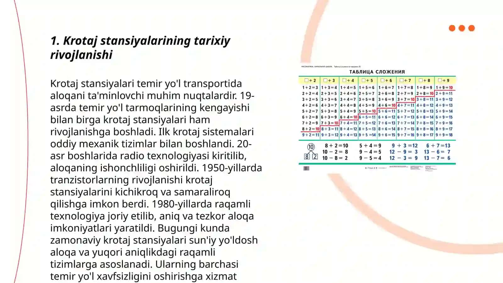 Krotaj stansiyalari va koʻtarib tushuvchi asboblar 3