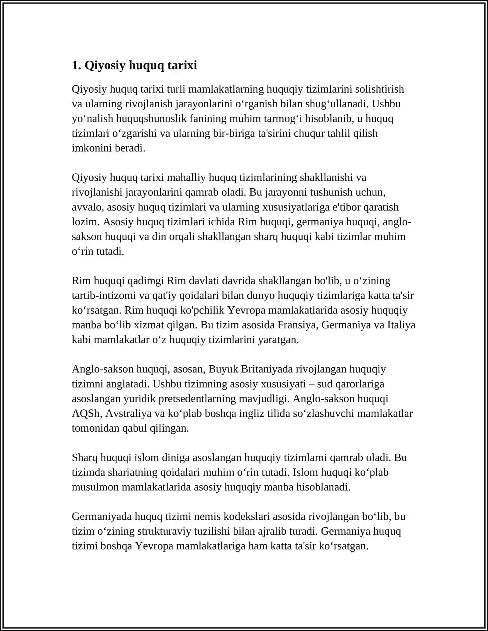 QIYOSIY HUQUQNI TAXLILI 3