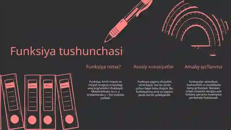 Bir uzgaruvchilik funksiya va uning berilish usullari 3