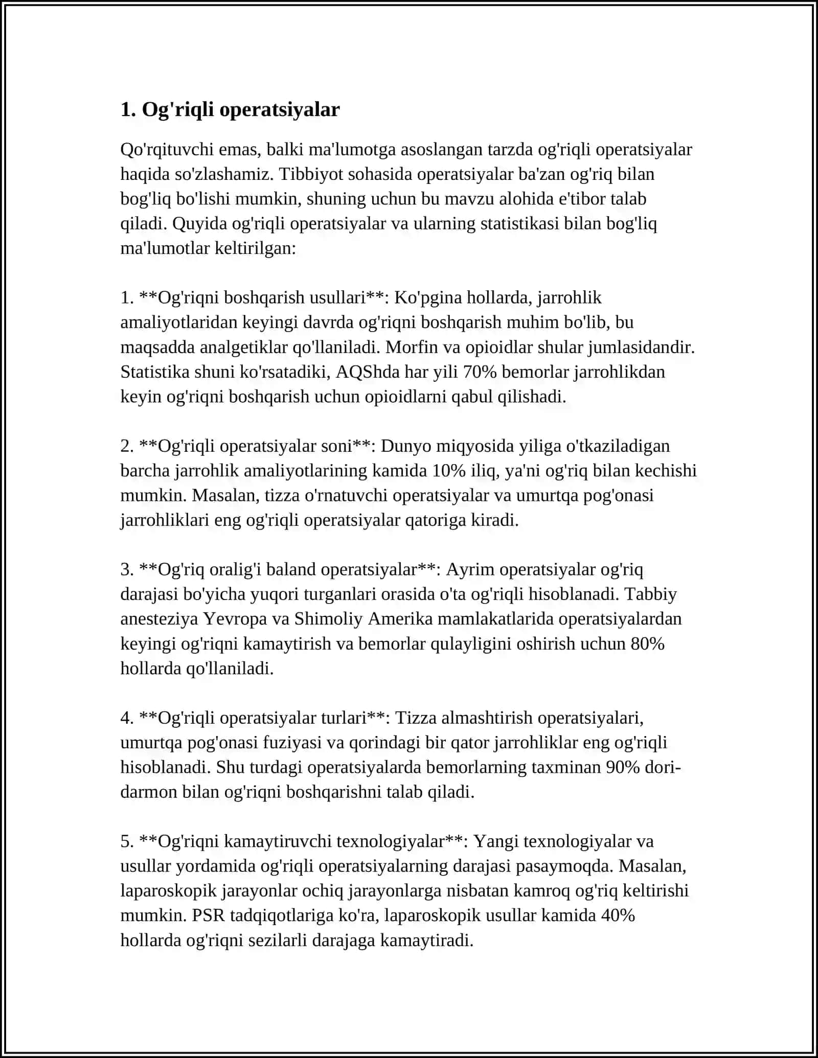 HIRURGIK KASALLIKLAR HAQIDA 3