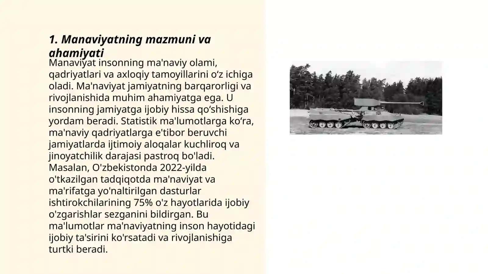 Manaviyat va san'at rivojlantirish 3