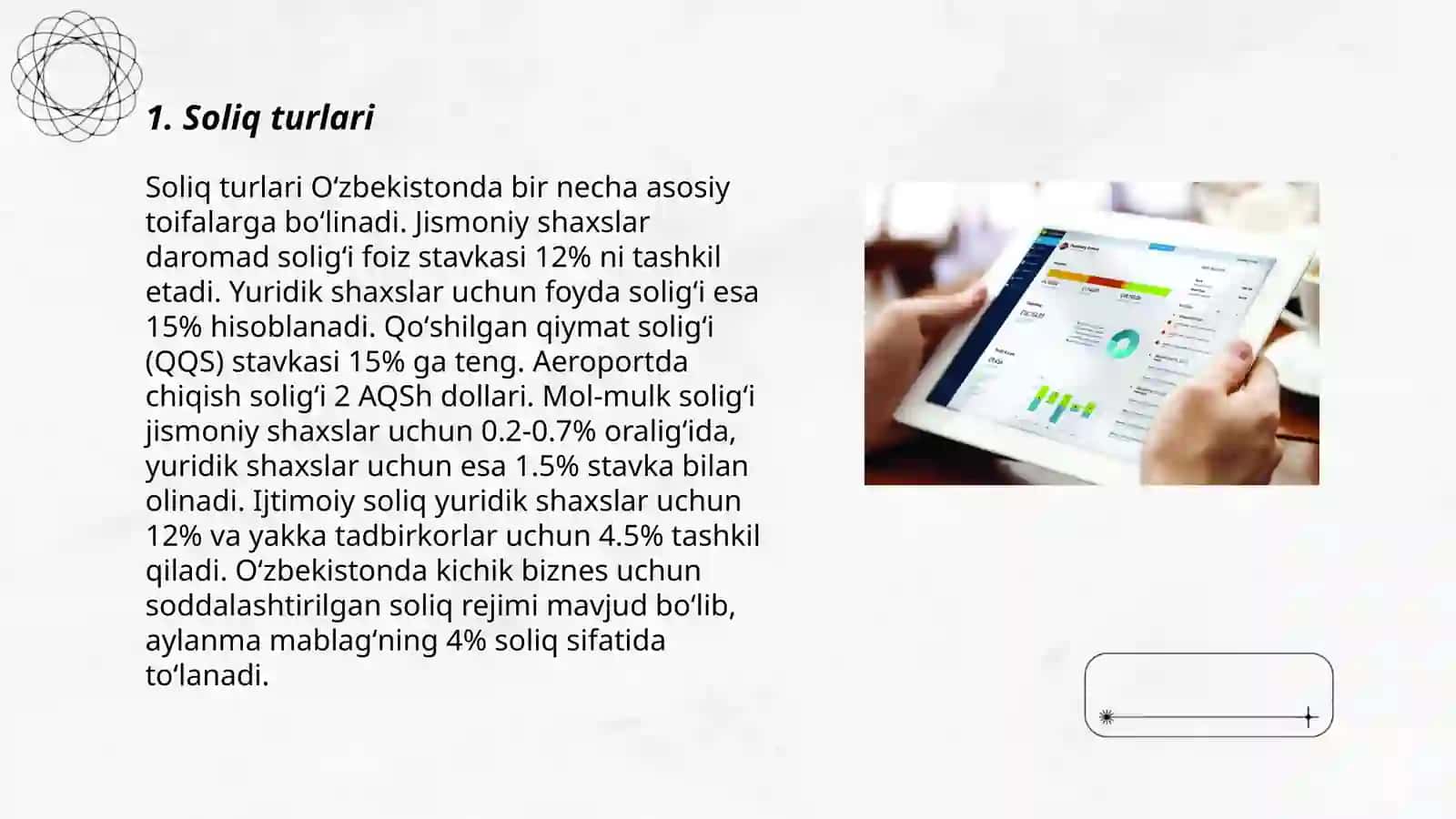 Soliqlar hisobi va hisoboti fanida qo’llaniladigan asosiy tushunchalar 3