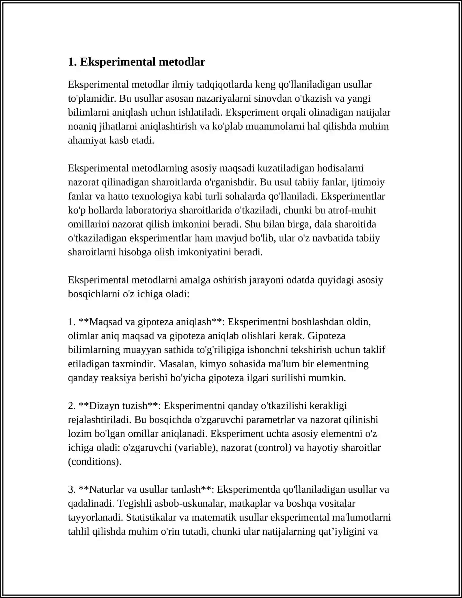 HOZIRGI ZAMON PSIXOLOGIYASINING TADQIQOT METODLARI 3