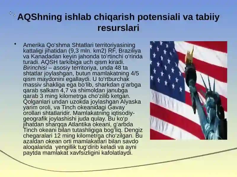 Amerika Mamlakatlari 3