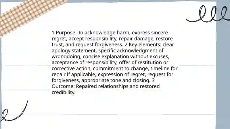 Apology letter 3