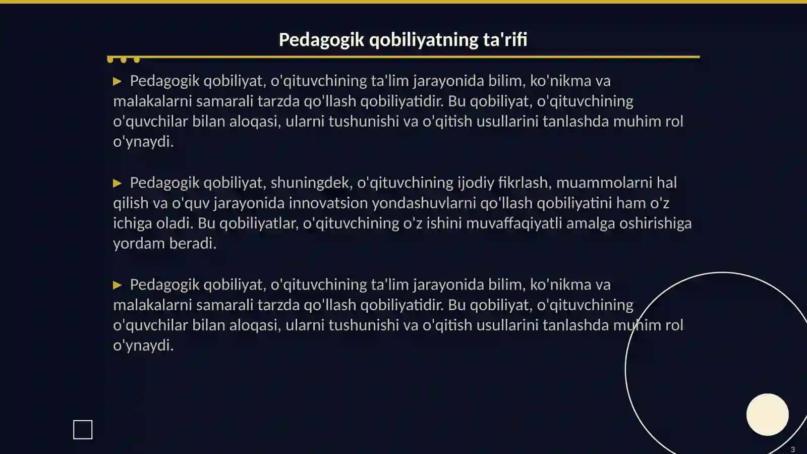 Pedagogik qobiliyat va uning oqituvchi faoliyatidagi orni 3