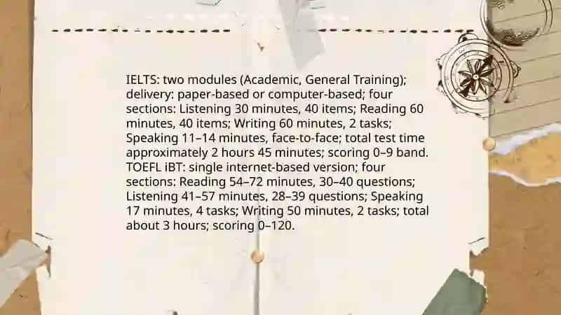 Comparative analysis of IELTS and TOEFL 3