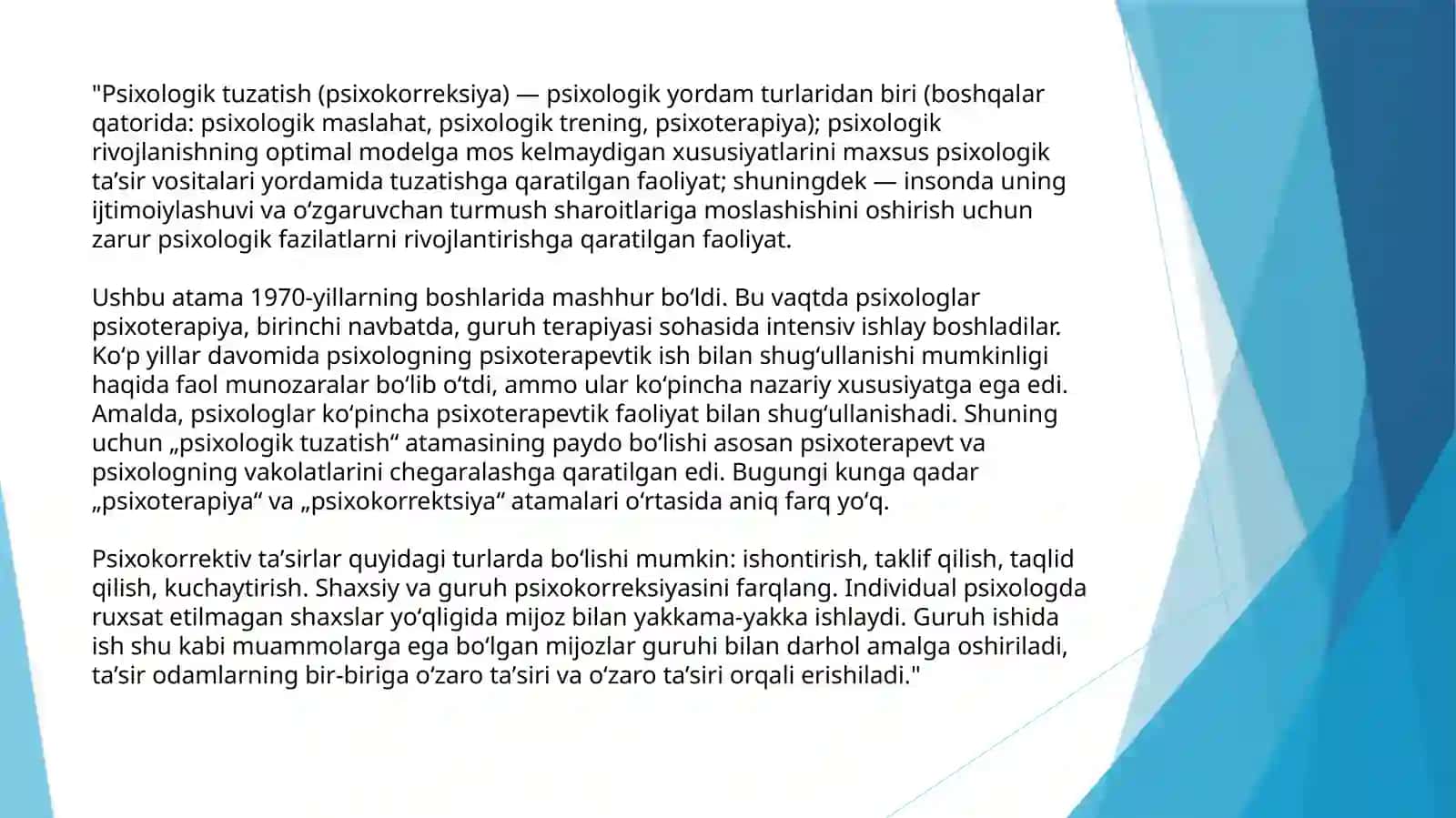 Diqqat va xotira psixokoreksiyasi 3