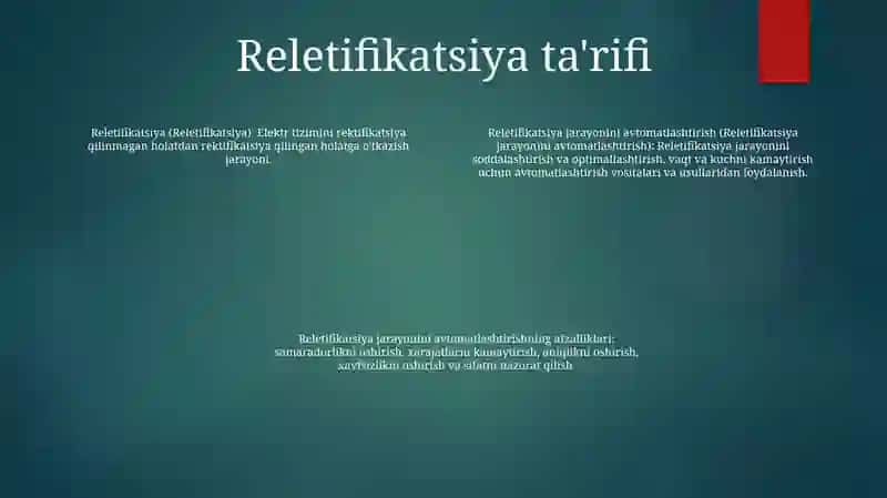 Reletifikatsiya Jarayonini Avtomatlashtirish 3