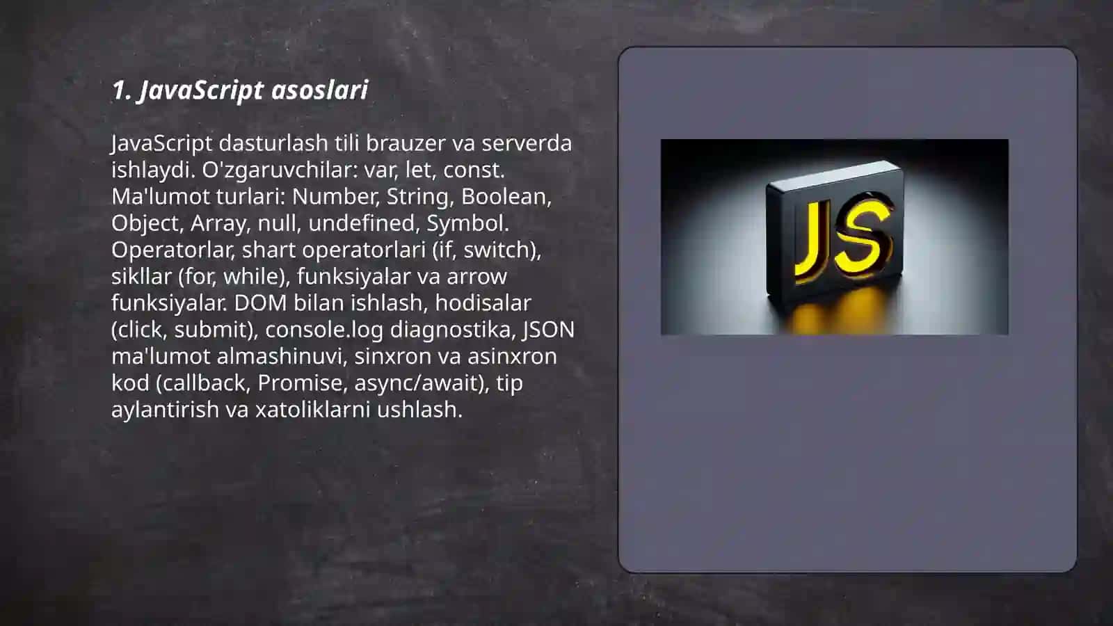 JavaScript asoslari 3