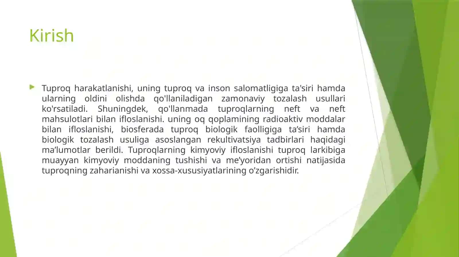 Texnogen tuproqlar evolyutsiyasi 3