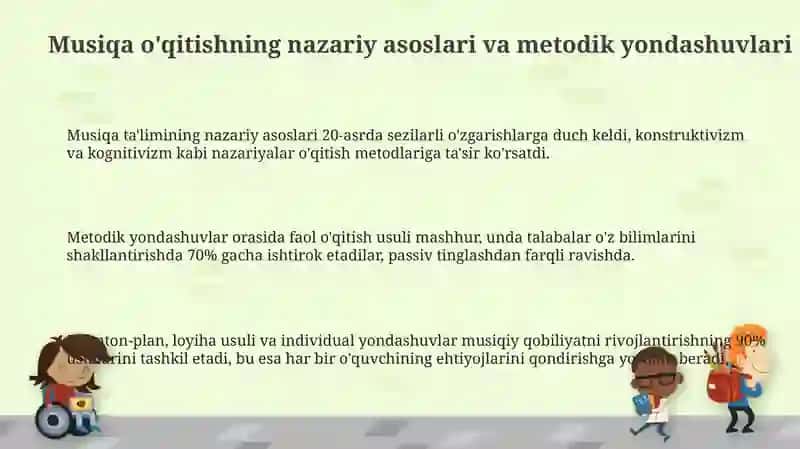 Musiqa o‘qitish nazariyasi metodikasi va maktab repertuari kursi 3