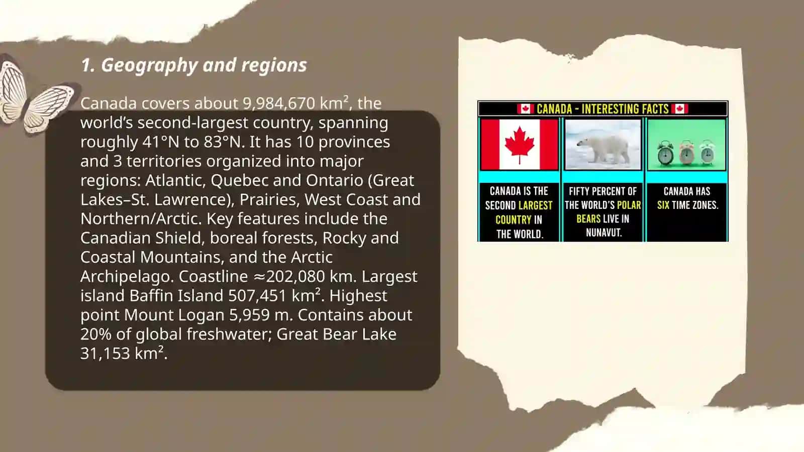 General information about Canada 3