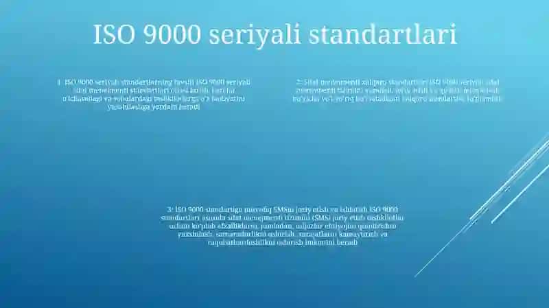 Xalqaro Iso 9000 Seriyasidagi Standartlar Bòyicha Ishlarni Tashkil Etish 3