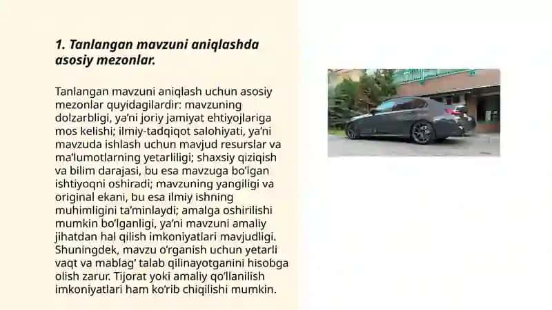 Tanlangan mavzu bo’yicha nazorat turlari va tabaqalashtirilgan topshiriqlarni loyihalashtirish 3