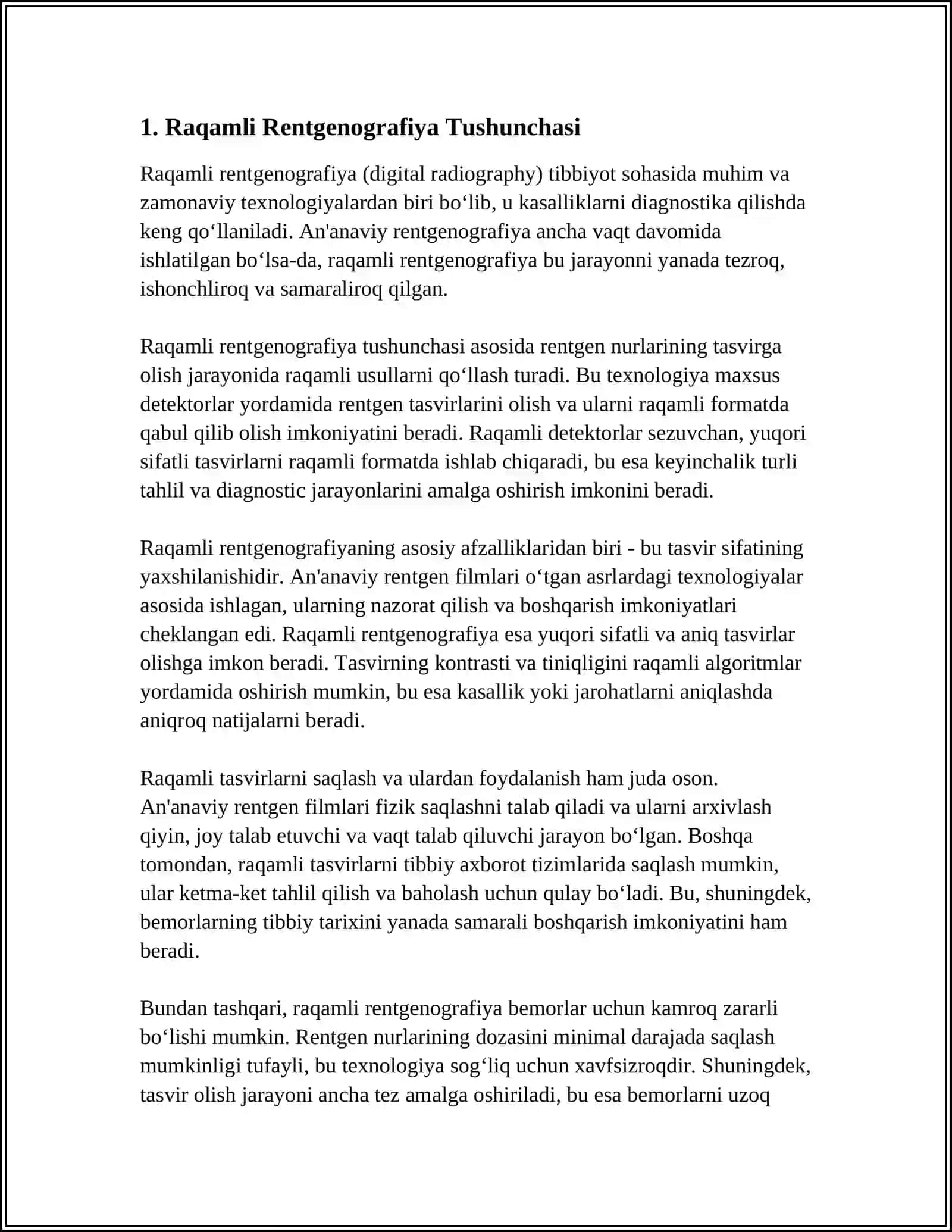RAQAMLI RENTGENOGRAFIYA 3