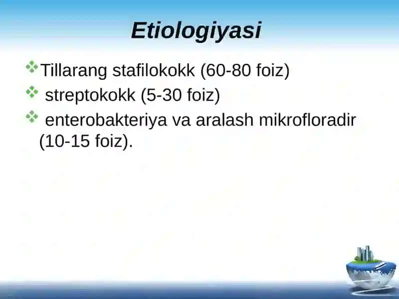 Osteomiyelit, yiringli artrit Suyak sili 3