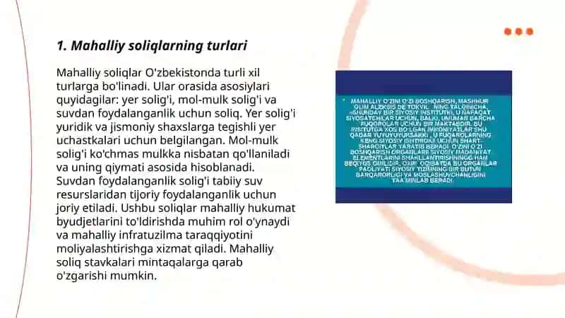 Mahalliy soliqlar va yig'imlar 3