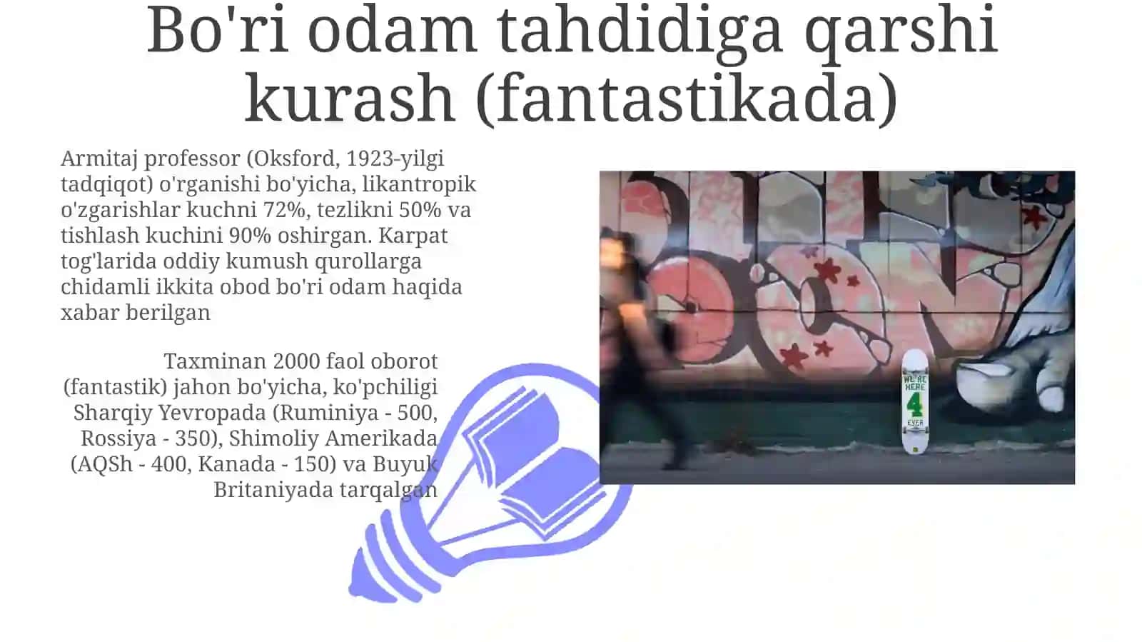 Likantropiya fani (yoki yolg'on fan) 3