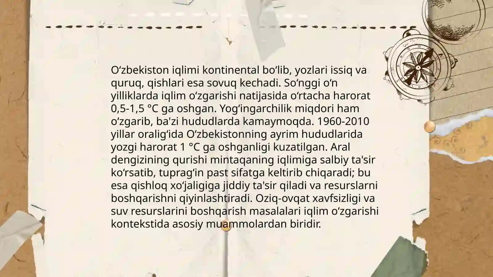 O"zbekistonda amalga oshirilgan meteorologik tadqiqotlar 3