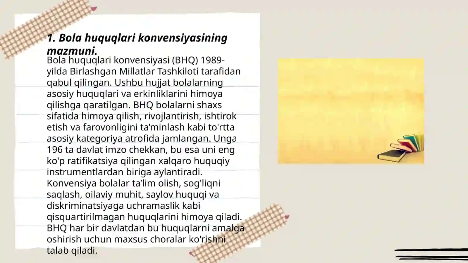 Bola huquqlari konvensiyasi 3