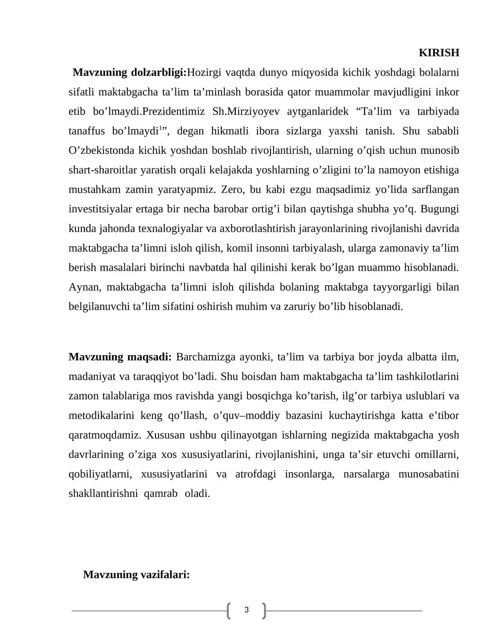 MAKTABGACHA TA’LIM TASHKILOTI TARBIYACHISI SHAXSIGA QOʻYILADIGAN TALABLAR” 3