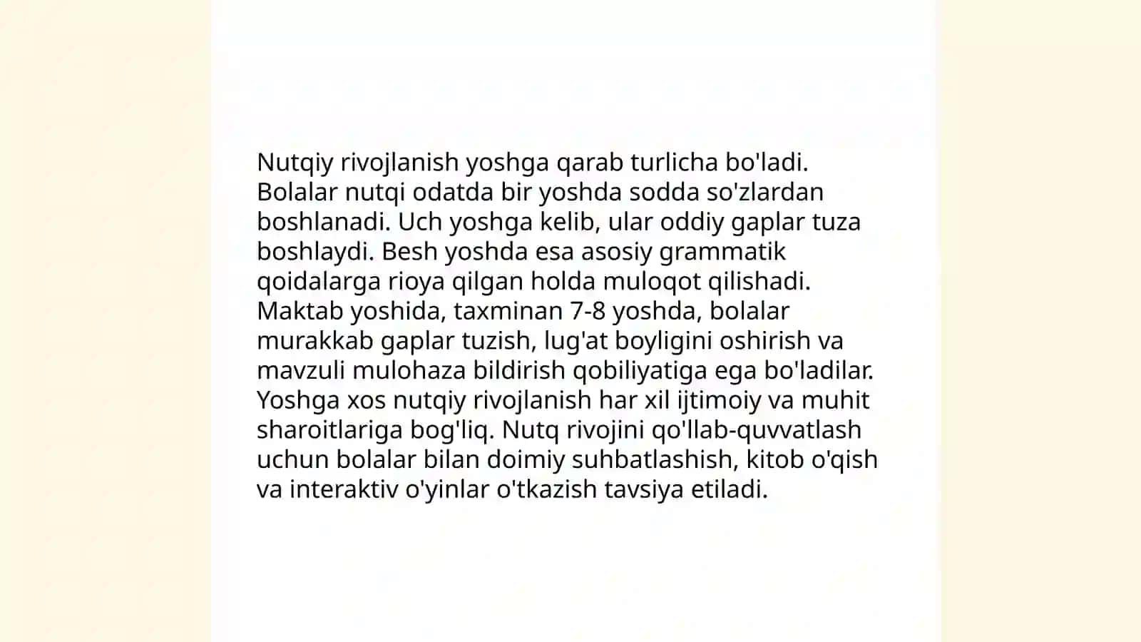 Nutqiy rivojlanish 3