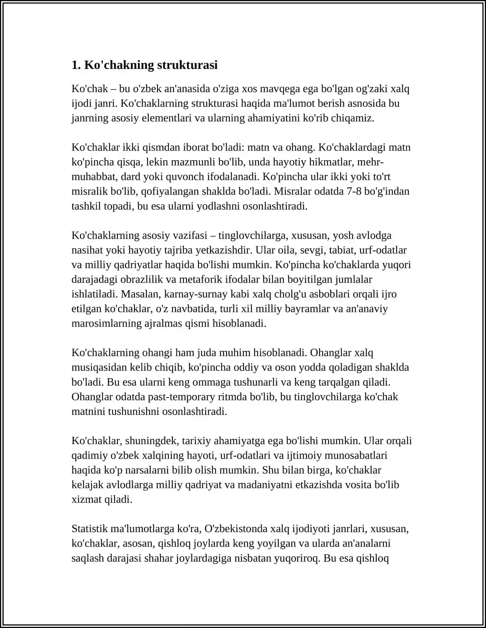 KOʻCHAKNING ANATOM TUZILISHI 3