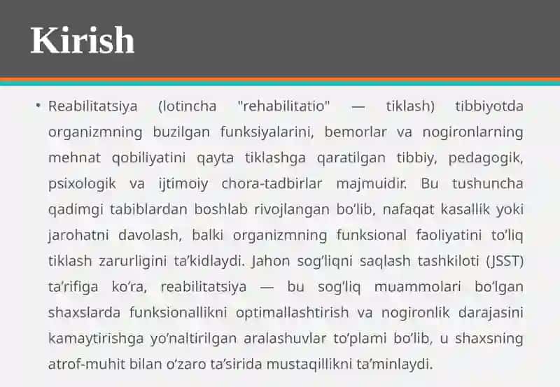 Reabilitatsiya Tushunchasi Va Asoslari 3