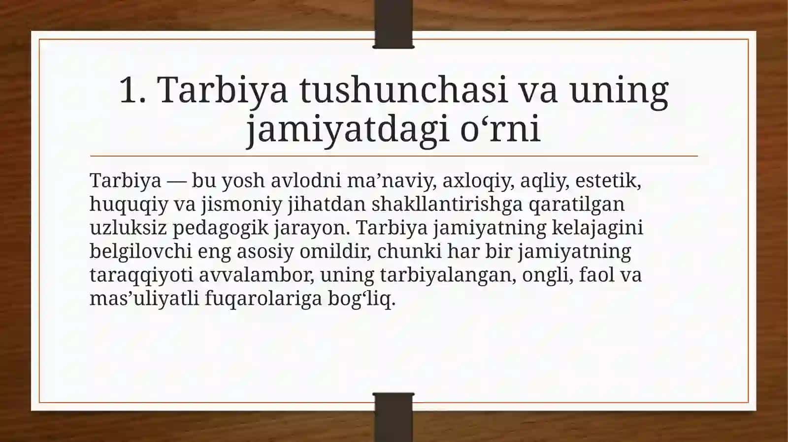 Tarbiyaning maqsadlari va vazifalari 3