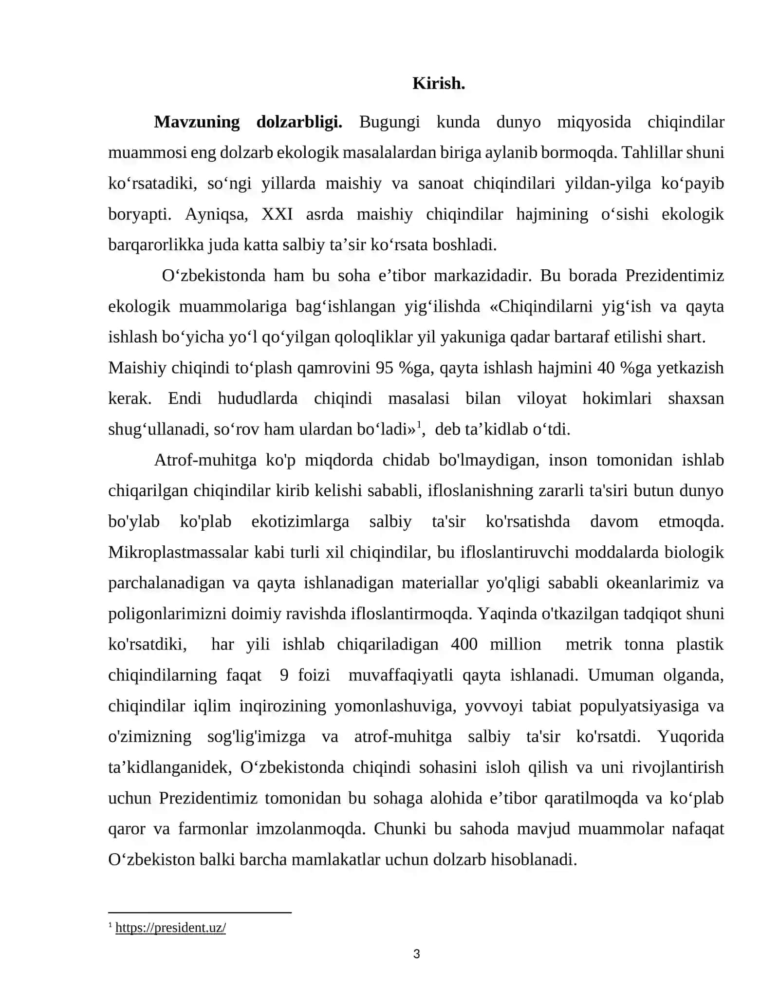 Chiqindilarni qayta ishlash va ularni barqaror boshqarish 3