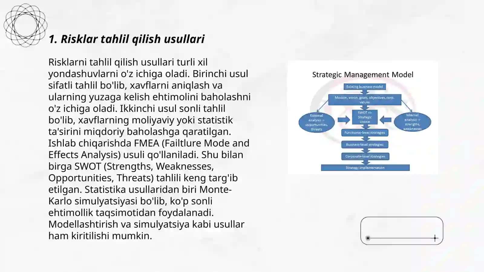 Riskni strategik boshqarish tizimi 3