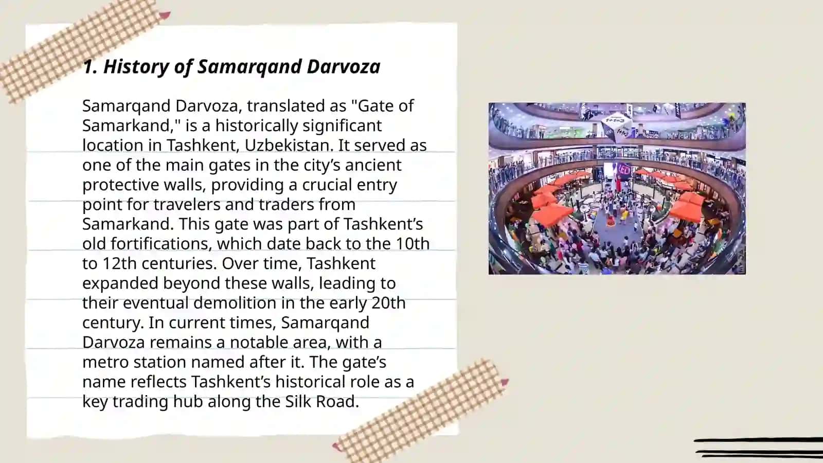 Samarqand Darvoza History 3