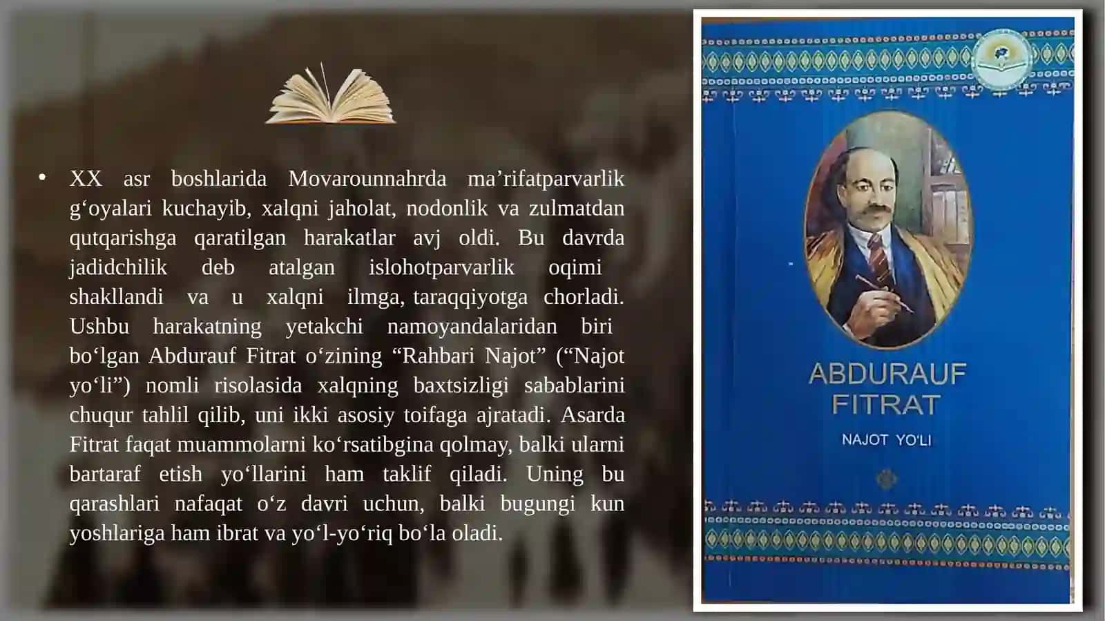 Abdurauf Fitratning “Rahbari Najot”risolasidagibaxtsizodamlarningikkitoifasigaoidqarashlar 3