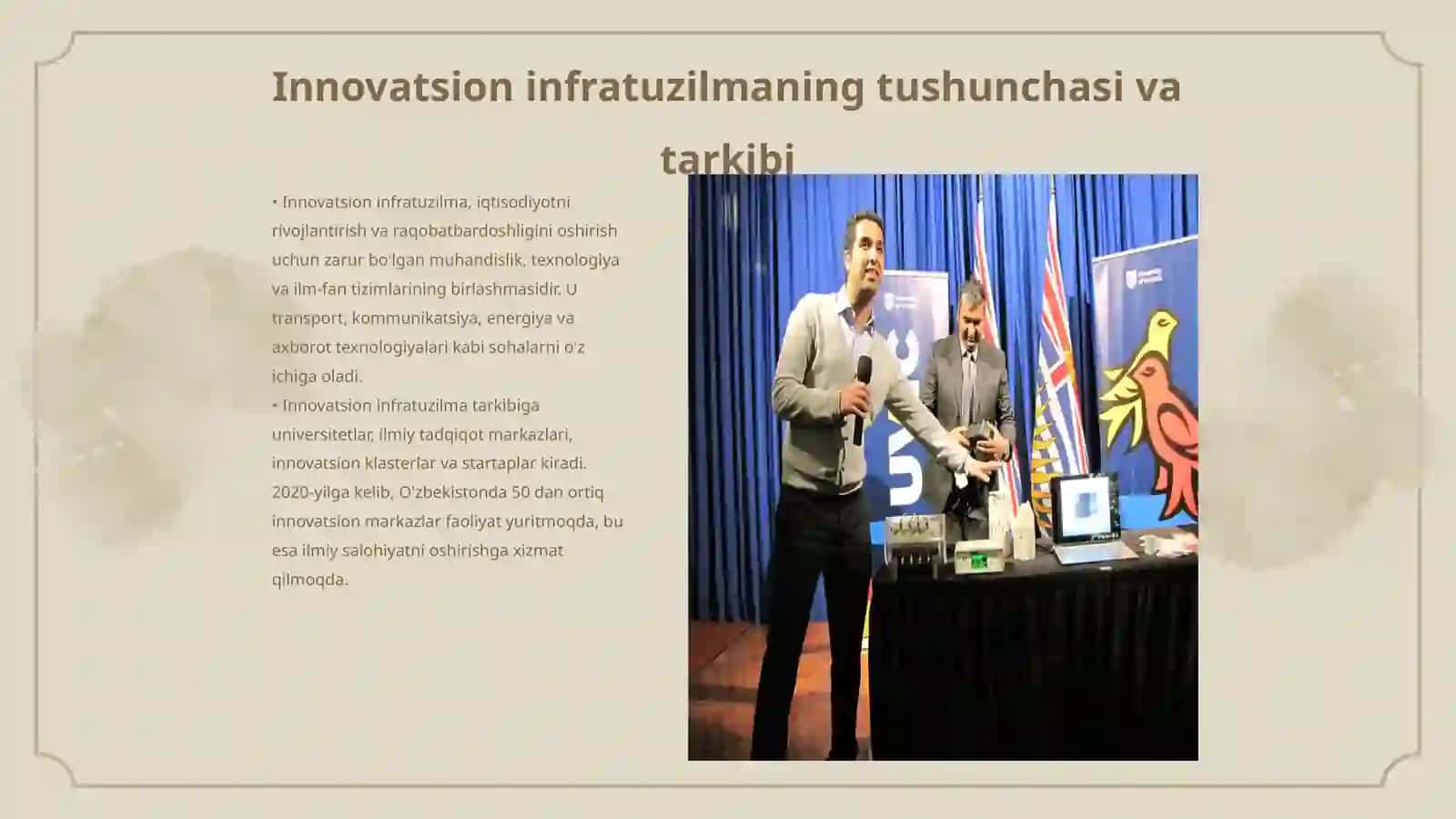 Innovatsion infratuzilma tarkibi, rivojlanishining obʼektiv asoslari, shart-sharoitlari va zarurati 3