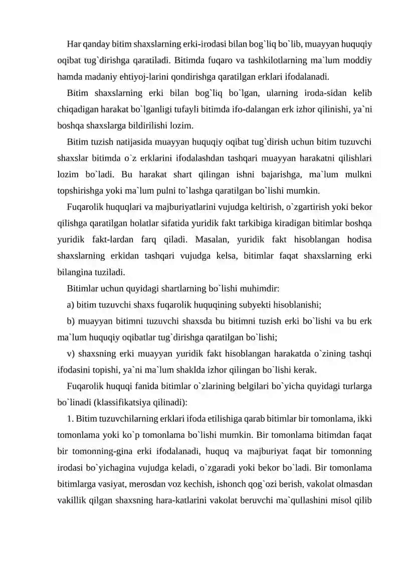 Bitimning Notarial Shakliga Rioya Gilmaslikning Oqibatlari 3