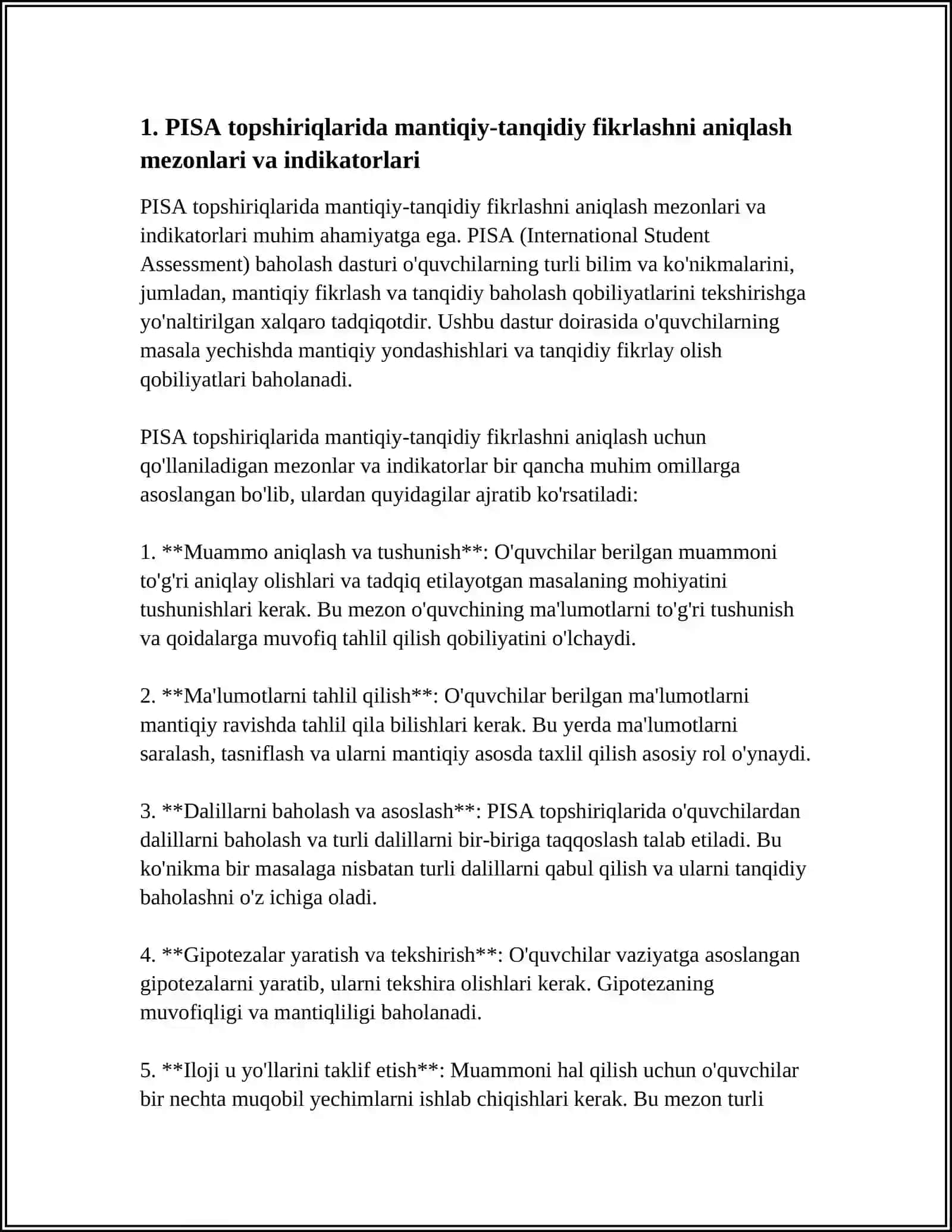 Tushunchalash va topshiriqlar mavzusiga oid referat 3
