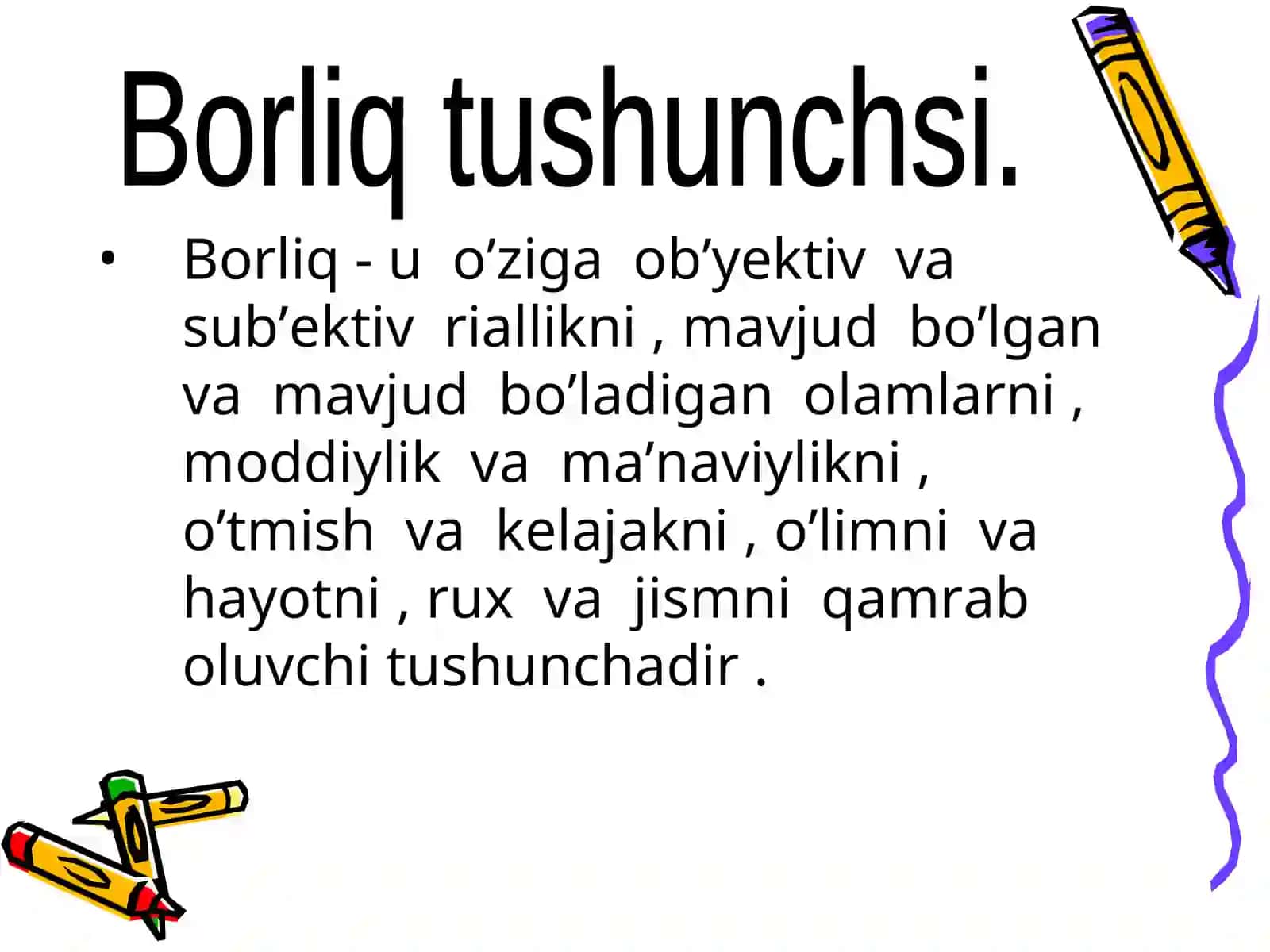 Borliq falsafasi va anatomiya 3