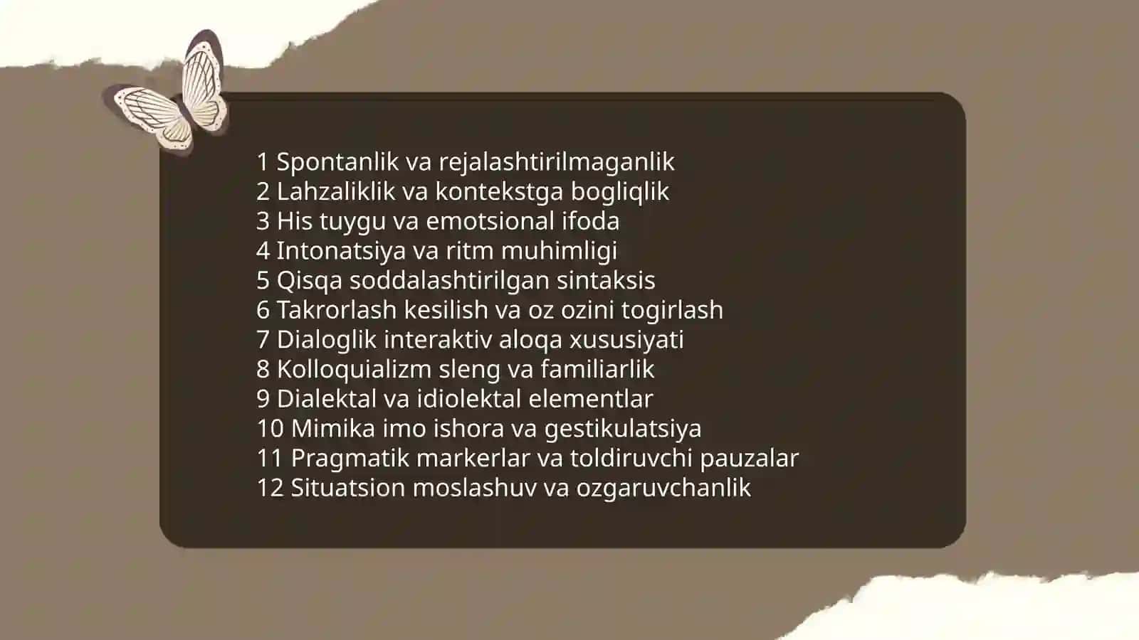 Og'zaki va amaliy uslublar 3