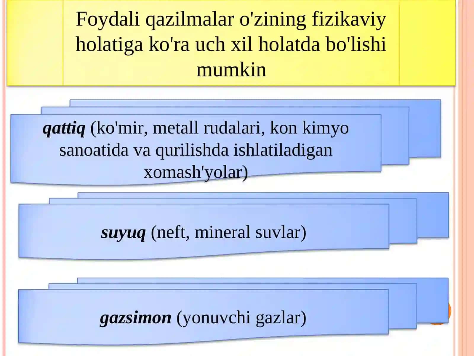 ФОЙДАЛИ ҚАЗИМА ВА КОН ҲАҚИДА АСОСИЙ ТУШУНЧАЛАР 3