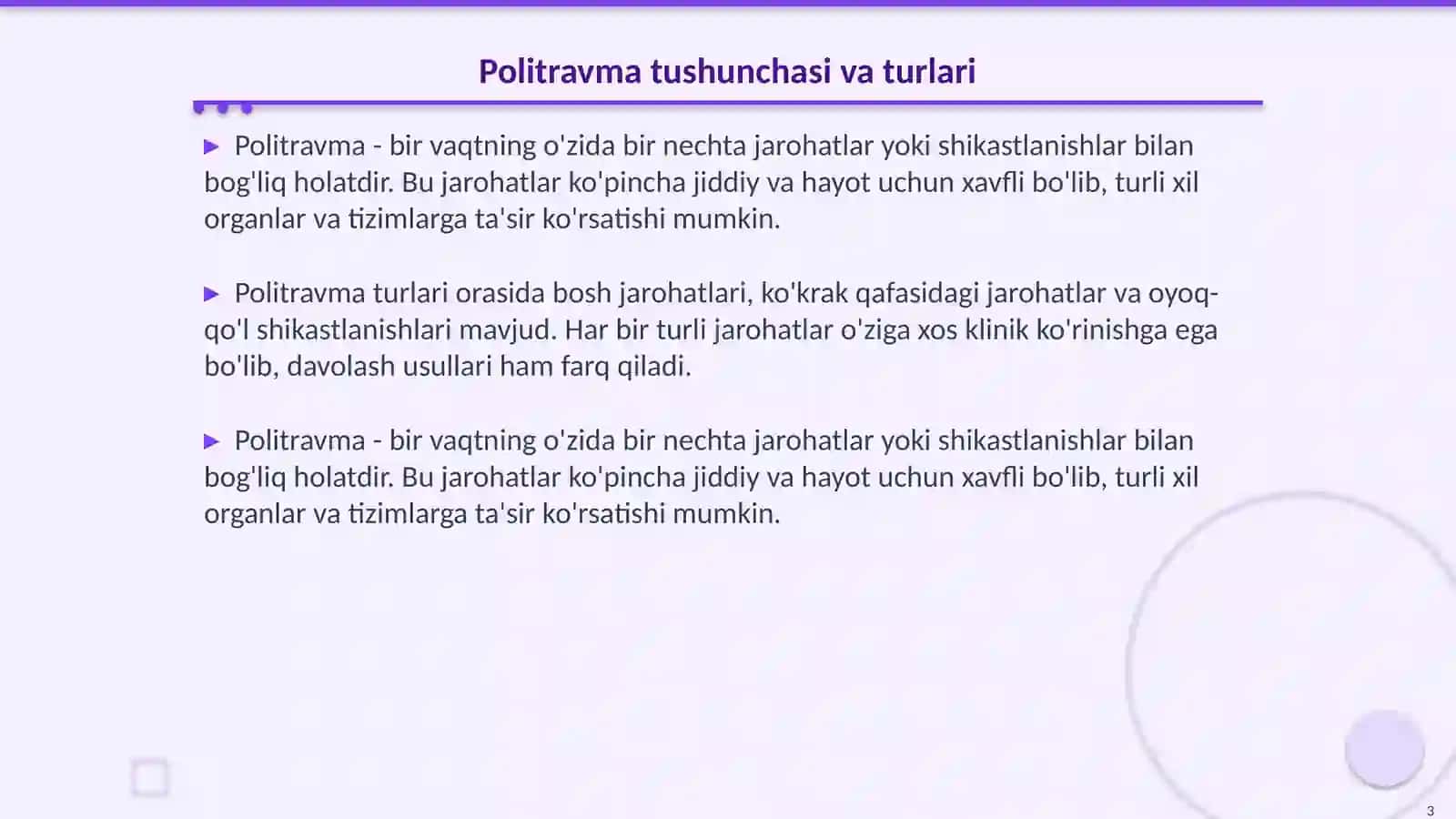 Politravma travmatik shok 3