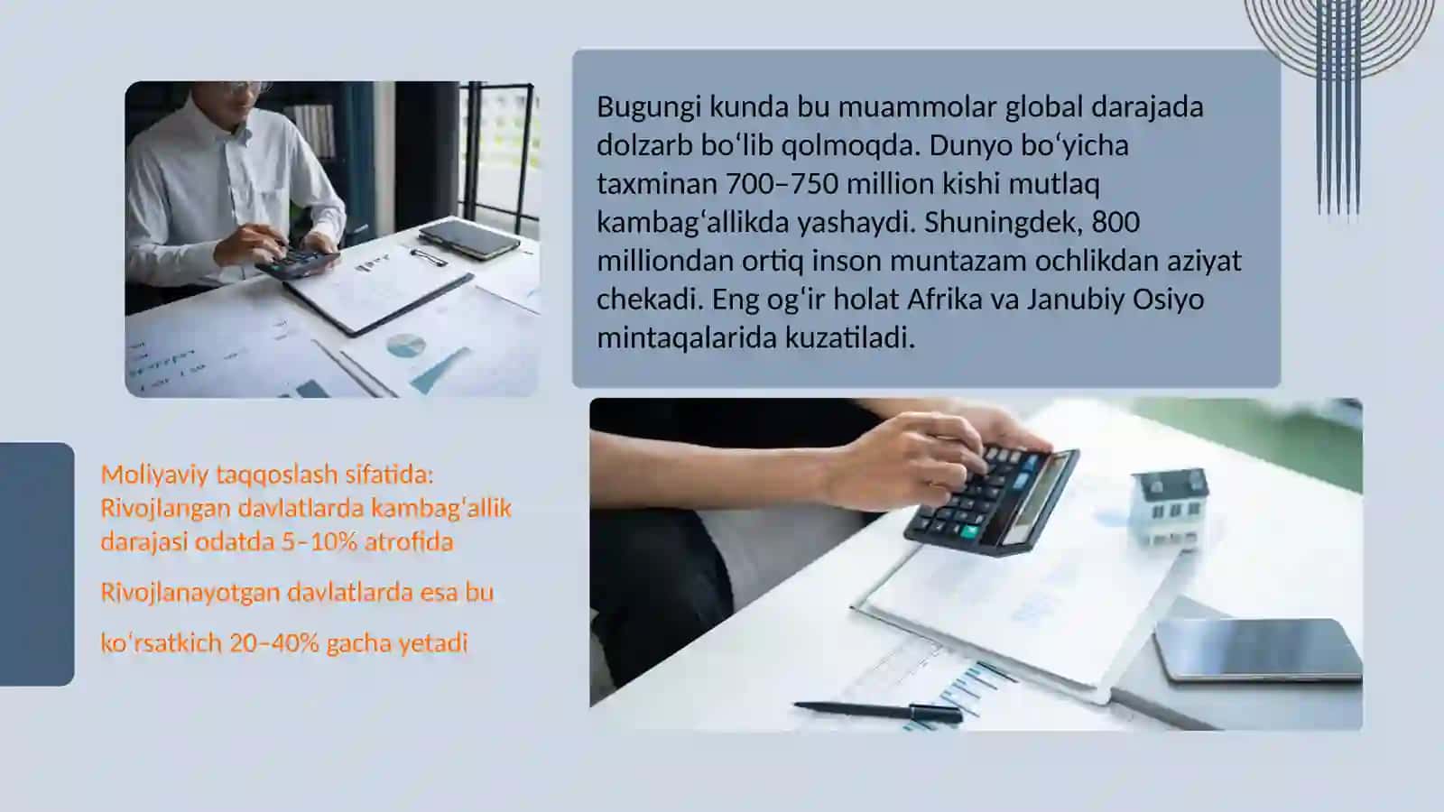 Jahon xo‘jaligida kambag‘allik va ochlik muammolari 3